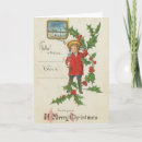 Search for victorian boy christmas cards Holly