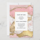 Search for rose gold foil graduation invitations Luxury
