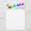 Search for santa stationery paper Sleigh