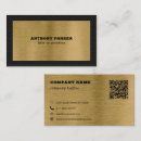 Search for gold background business cards Black