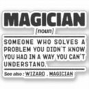 Search for wizard stickers Magician
