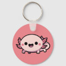 Search for axolotl key rings Kawaii
