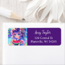 Search for blue and purple return address labels Summer