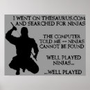 Search for ninja posters Funny