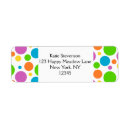 Search for round circle return address labels Pattern