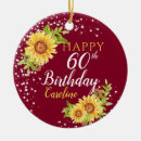 Search for 60th birthday christmas tree decorations 60 years old