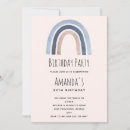 Search for rainbow birthday invitations Cheerful