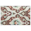 Search for turquoise and brown fabric Pattern