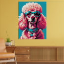 Search for pink poodle art Dog lover
