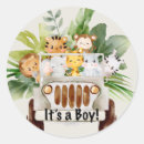 Search for jungle safari baby shower stickers Boy