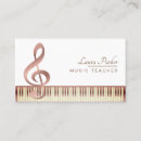 Search for vocalist business cards Elegant