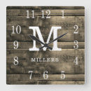 Search for family clocks Barn wood