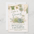 Search for succulent baby shower invitations Plant