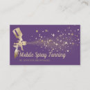 Search for mobile spray tan business cards Gold