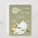Search for white tea invitations Teapot