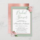 Search for gold floral bridal shower invitations Blush pink