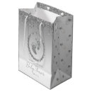 Search for silver glitter gift bags Elegant