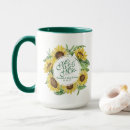 Search for sunflower wedding mugs Sunflowers