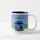 Search for beach is my happy place mugs Water