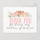 Search for matron of honour cards Floral