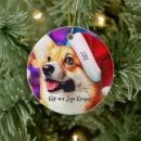 Search for corgi christmas tree decorations Puppy