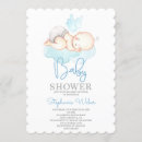 Search for angel baby boy shower invitations Cute