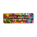 Search for psychedelic return address labels Trippy