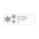 Search for snow flake return address labels White