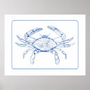 Search for blue crab posters Nautical