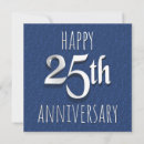 Search for 25th anniversary cards Blue