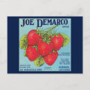 Search for crate label postcards Strawberries