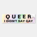 Search for trans bumper stickers Gay