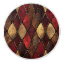 Search for stained glass knobs and pulls Red