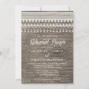 Search for stylish rehearsal dinner invitations Script typography