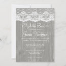 Search for grey barn wood wedding invitations Lace