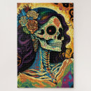 Search for mexican skull puzzles Sugar skulls