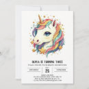 Search for enchanted unicorn invitations Cute