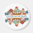 Search for retro food magnets Cupcake