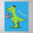 Search for dinosaur art kids posters T rex