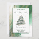 Search for green gold christmas invitations Festive