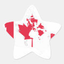 Search for canada map stickers Retro