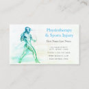 Search for physiotherapy business cards Blue