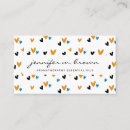Search for valentines business cards Hearts