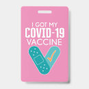 Search for vaccination id badges Pandemic
