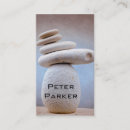 Search for balance business cards Meditation