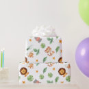 Search for wild one wrapping paper Lion