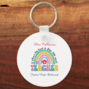 Search for kindergarten key rings Rainbow