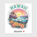 Search for hawaiian sunset stickers Aloha