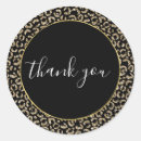Search for black gold glitter thank you stickers Glam