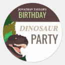 Search for tyrannosaurus rex birthday stickers Dinosaur birthday party